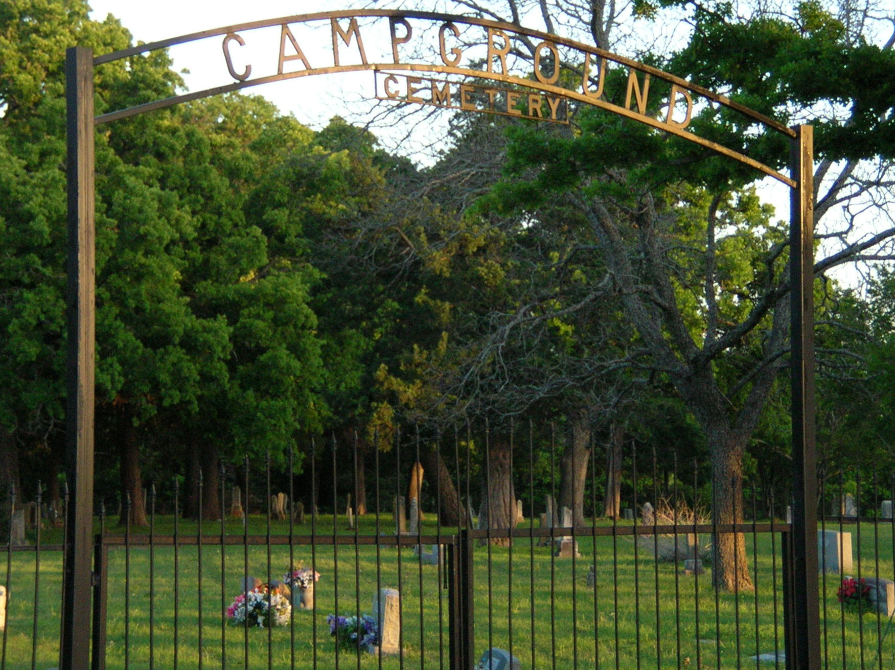 Campground Cemetery, Kaufman Co. Cemeteries of TX Gloria B. Mayfield
